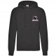 Sweat shirt simple capuche Noir ammdf femme