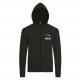 Sweat shirt simple capuche Noir ammdf homme