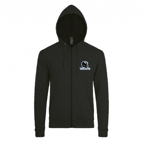 Sweat shirt simple capuche Noir ammdf homme