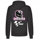 Sweat shirt simple capuche Noir ammdf femme