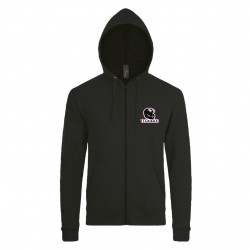 Sweat shirt simple capuche Noir ammdf femme