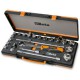 Coffret douilles & cliquet EXPERT 3/8''