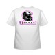 T Shirt Blanc  manches courtes asso motardes de france