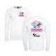T Shirt Blanc  manches longues Forum motardes de france