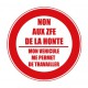 Sticker Non aux zfe de la honte